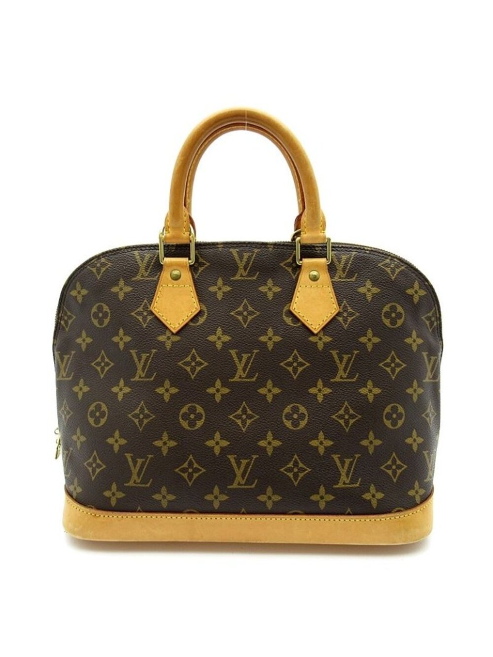 Louis Vuitton Alma Monogram Handbag Brown